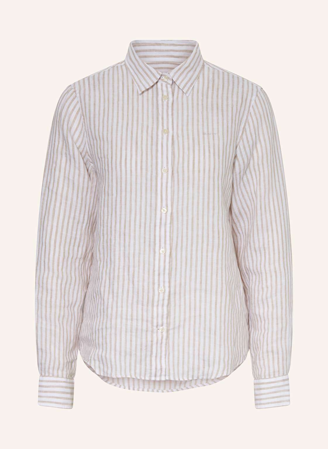 Gant Hemdbluse Aus Leinen beige Gant Hemdbluse Aus Leinen beige von Gant