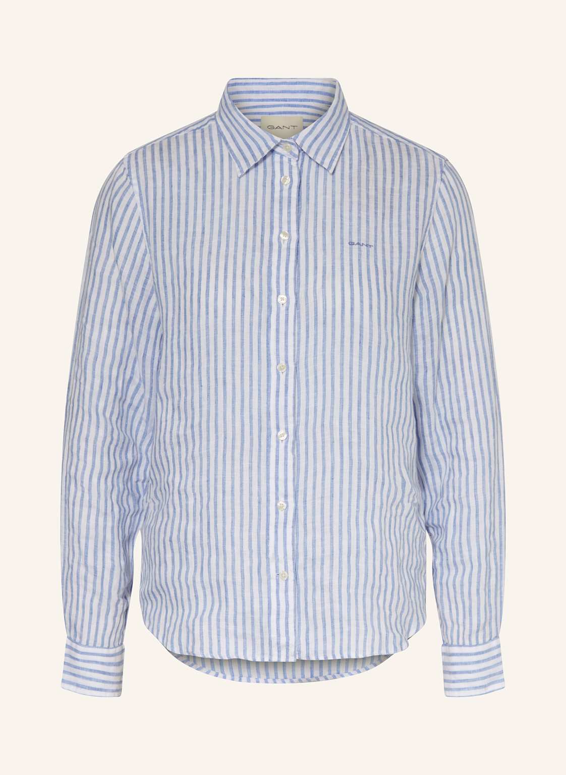 Gant Hemdbluse Aus Leinen blau Gant Hemdbluse Aus Leinen blau von Gant