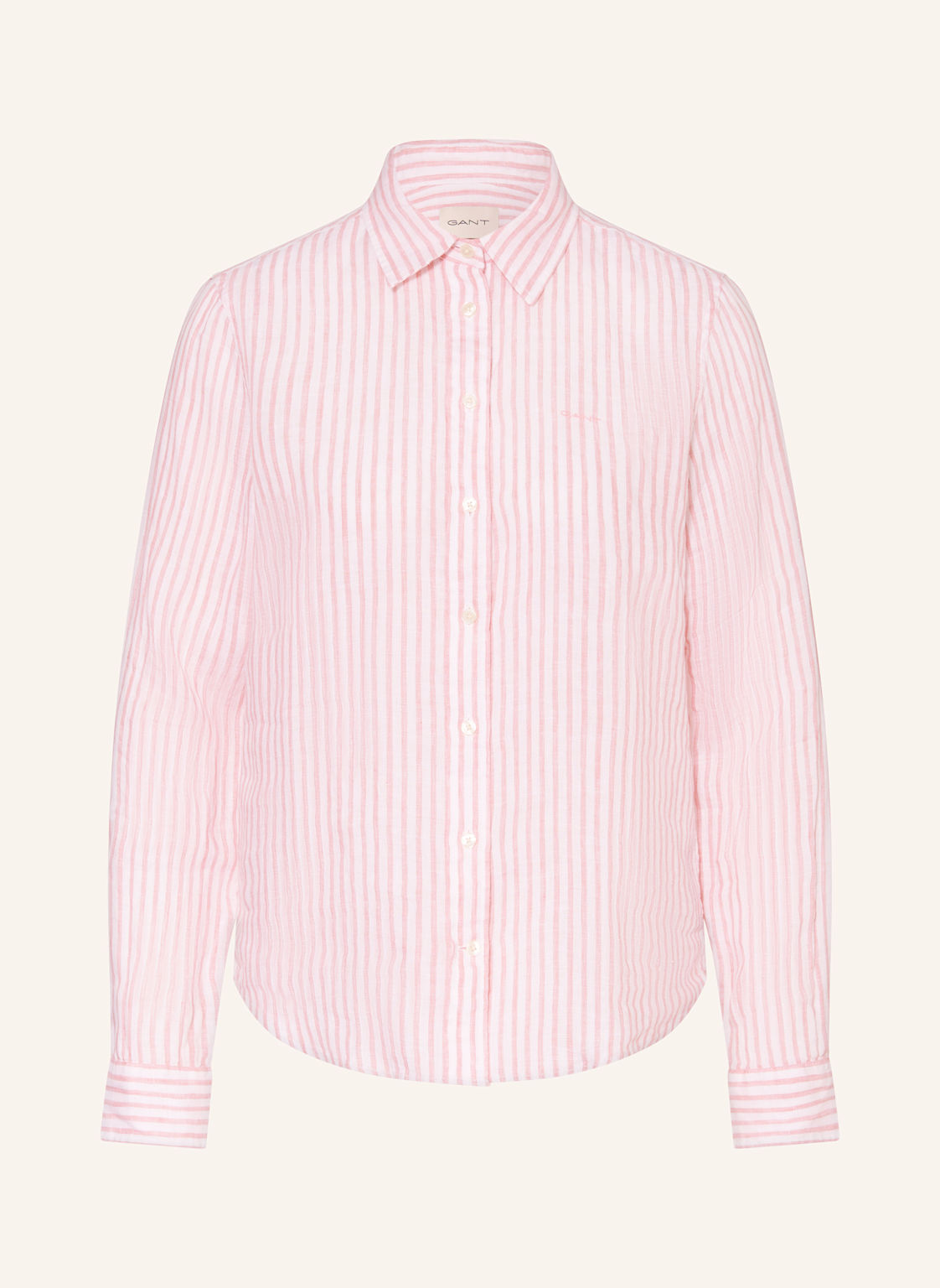 Gant Hemdbluse Aus Leinen pink Gant Hemdbluse Aus Leinen pink von Gant