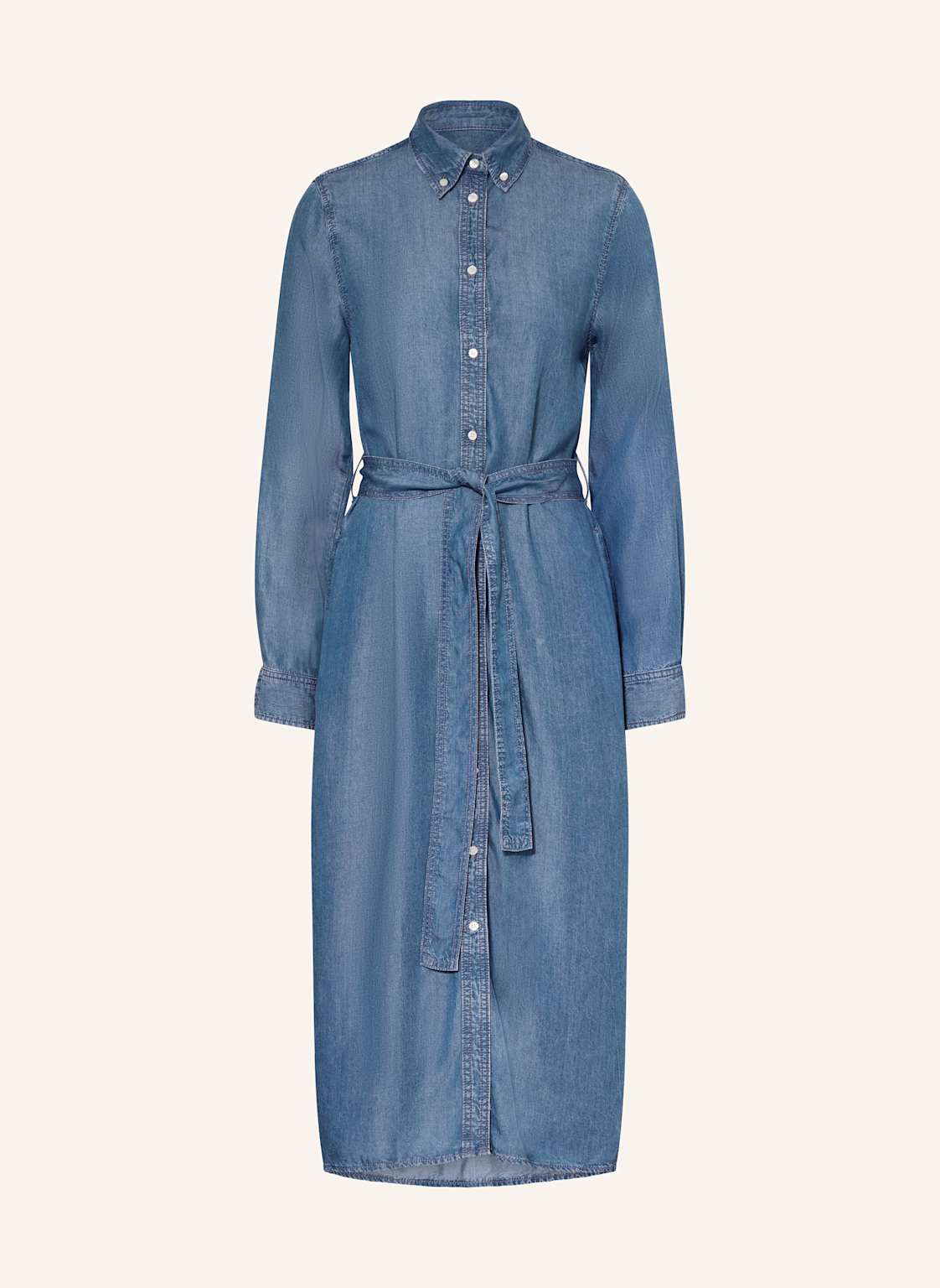 Gant Hemdblusenkleid In Jeansoptik blau von Gant