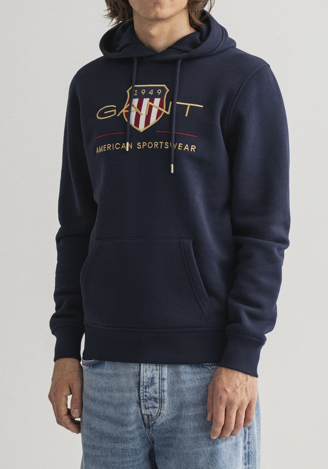 Gant Hoodie »ARCHIVE SHIELD HOODIE«, mit plakativer Markenlogo-Stickerei von Gant