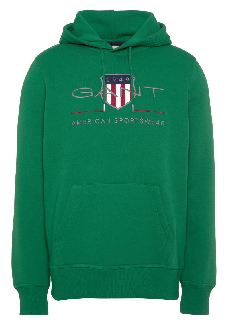 Gant Hoodie »REG ARCHIVE SHIELD HOODIE«, mit modischer Logostickerei auf der Brust von Gant