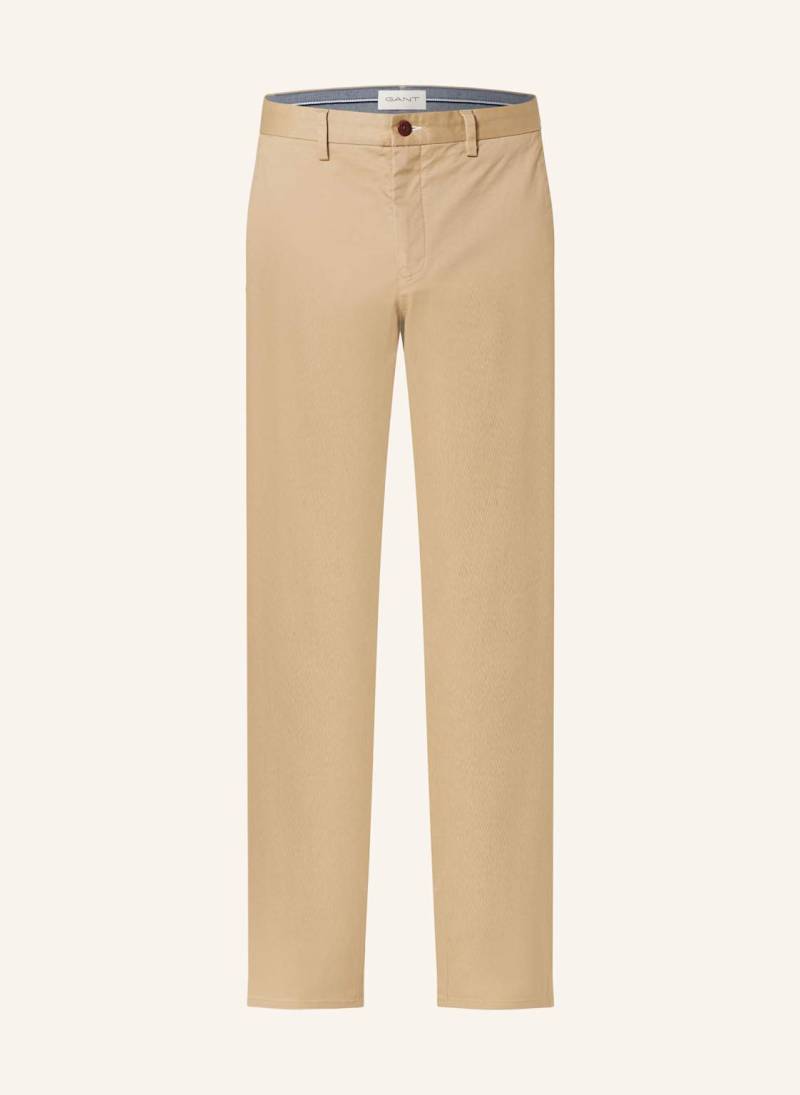 Gant Chino Extra Slim Fit beige von Gant