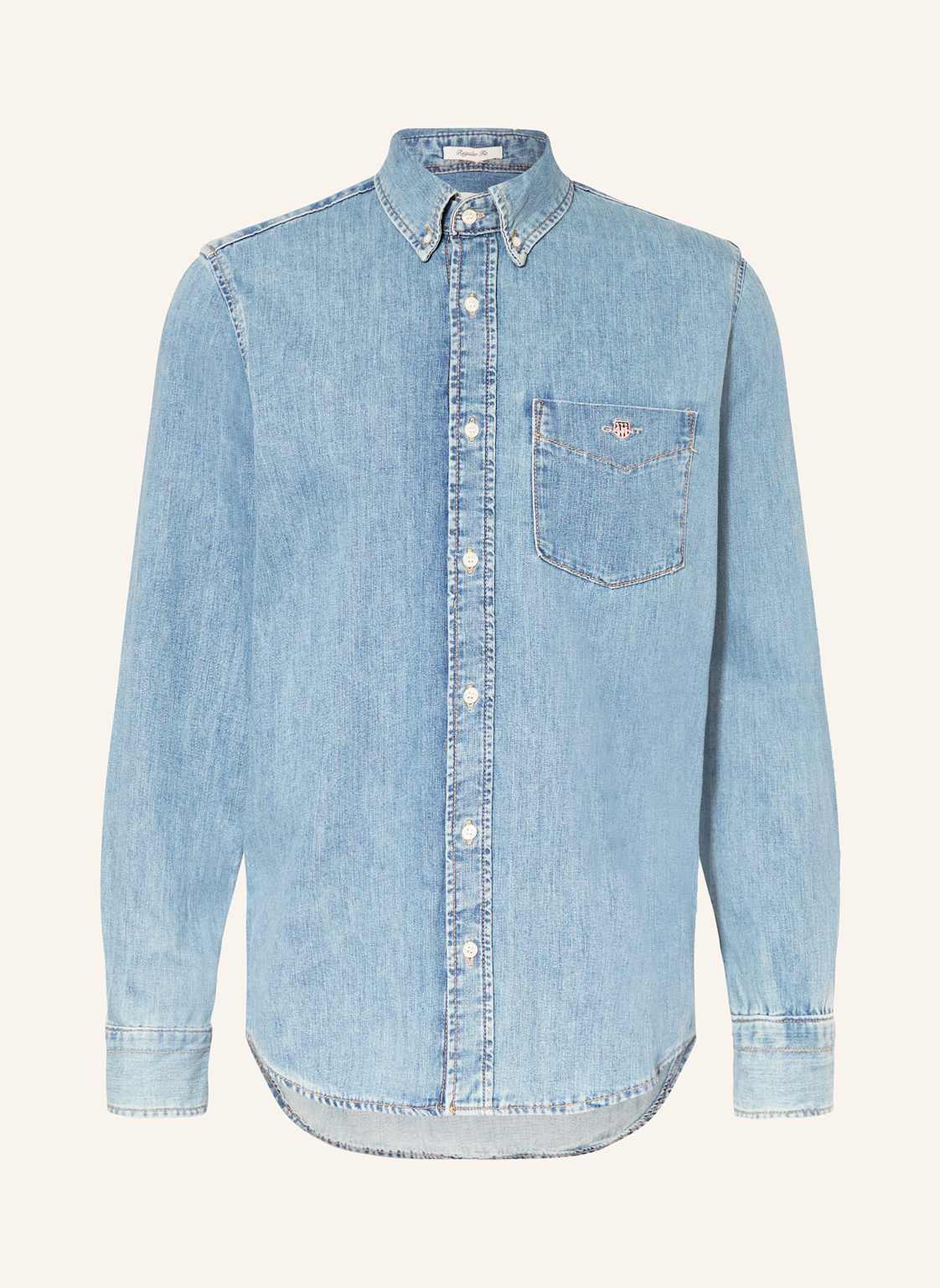 Gant Jeanshemd Regular Fit blau von Gant