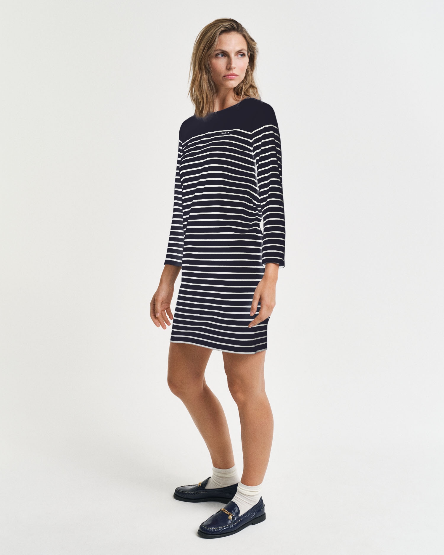 Gant Jerseykleid »REG 3/4 SLEEVE BRETON DRESS« von Gant