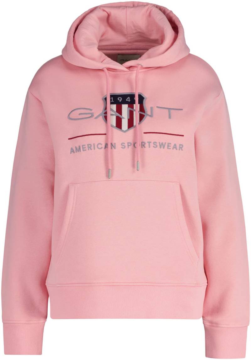 Gant Kapuzensweatshirt »ARCHIVE SHIELD HOODIE«, Mit Kapuze mit Kordelzug von Gant