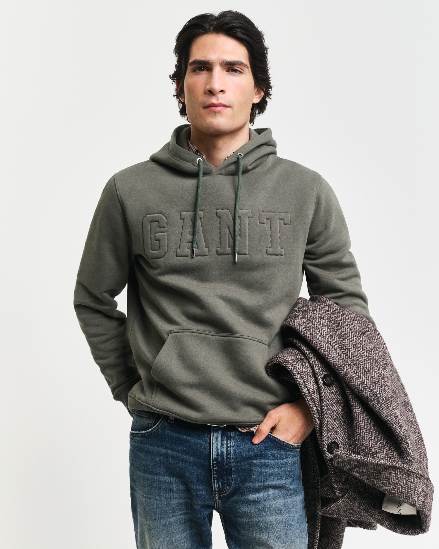 Gant Kapuzensweatshirt »EMBOSSED SWEAT HOODIE« von Gant