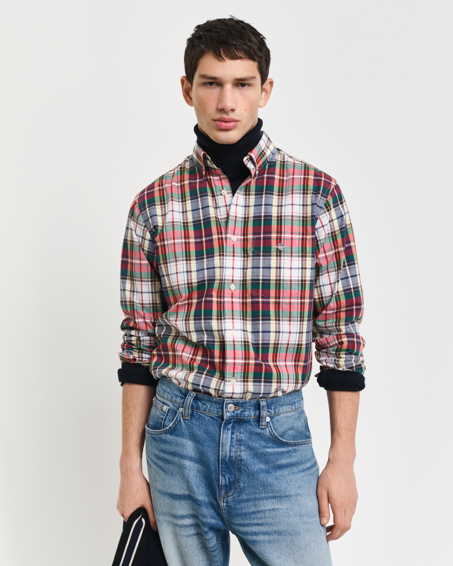 Gant Karohemd »REG POPLIN TARTAN CHECK SHIRT«, Regular Fit Popeline Hemd mit Tartan-Karomuster von Gant