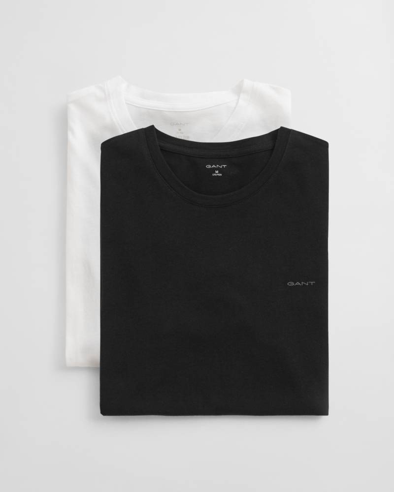 Gant Kurzarmshirt »C-NECK T-SHIRT 2-PACK«, Mit Rundhalsausschnitt von Gant