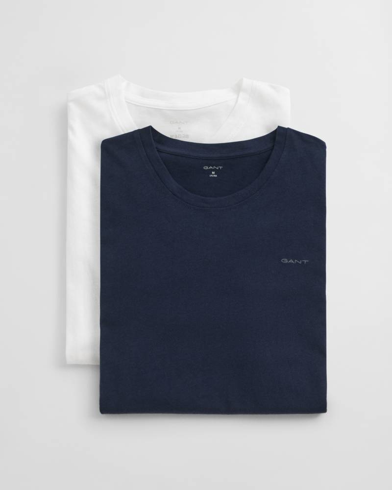 Gant Kurzarmshirt »C-NECK T-SHIRT 2-PACK«, Mit Rundhalsausschnitt von Gant