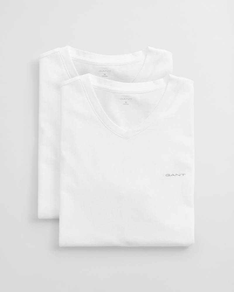 Gant Kurzarmshirt »V-NECK T-SHIRT 2-PACK«, Mit V-Ausschnitt von Gant