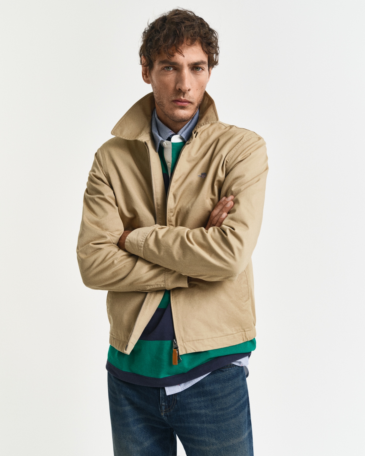 Gant Kurzjacke »COTTON WINDCHEATER JACKET«, mit zwei-Wege-Reissverschluss Gant Kurzjacke »COTTON WINDCHEATER JACKET«, mit zwei-Wege-Reissverschluss von Gant