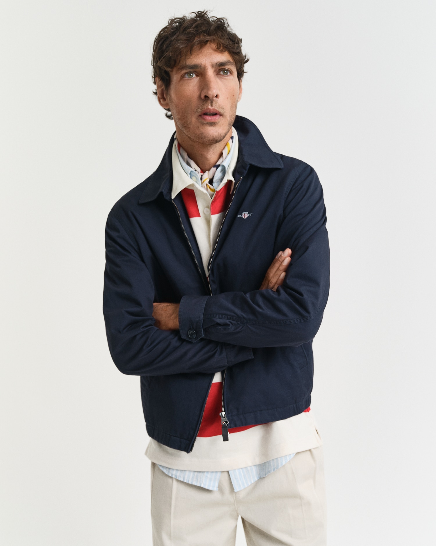 Gant Kurzjacke »COTTON WINDCHEATER JACKET«, mit zwei-Wege-Reissverschluss Gant Kurzjacke »COTTON WINDCHEATER JACKET«, mit zwei-Wege-Reissverschluss von Gant