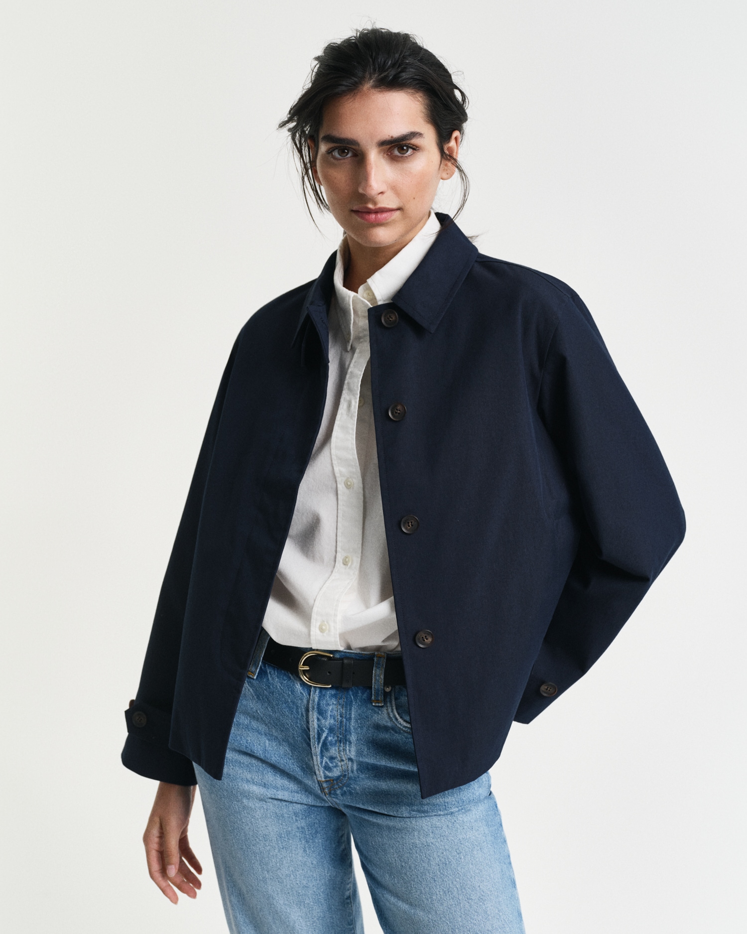 Gant Kurzmantel »SHORT COTTON CAR COAT«, mit leichter A-Linien Silhouette Gant Kurzmantel »SHORT COTTON CAR COAT«, mit leichter A-Linien Silhouette von Gant