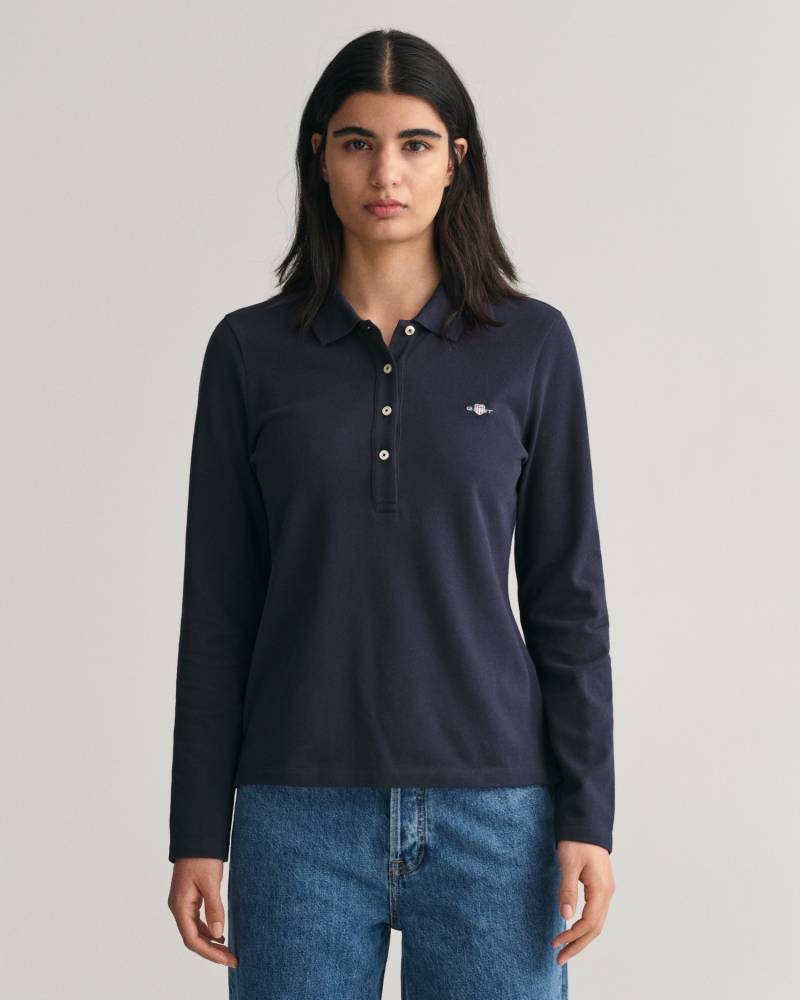 Gant Langarm-Poloshirt »SLIM SHIELD LS PIQUE POLO« von Gant