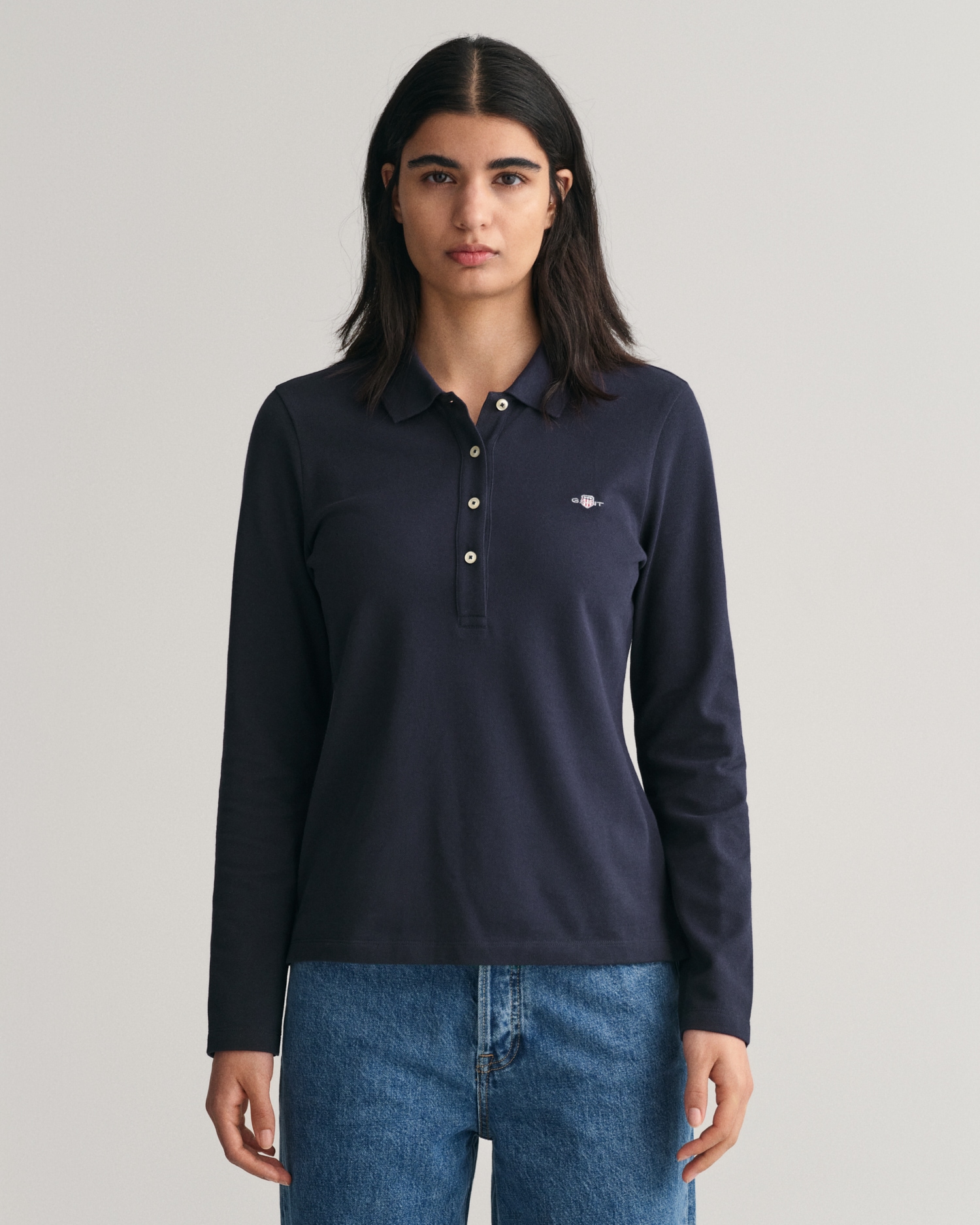 Gant Langarm-Poloshirt »SLIM SHIELD LS PIQUE POLO« Gant Langarm-Poloshirt »SLIM SHIELD LS PIQUE POLO« von Gant