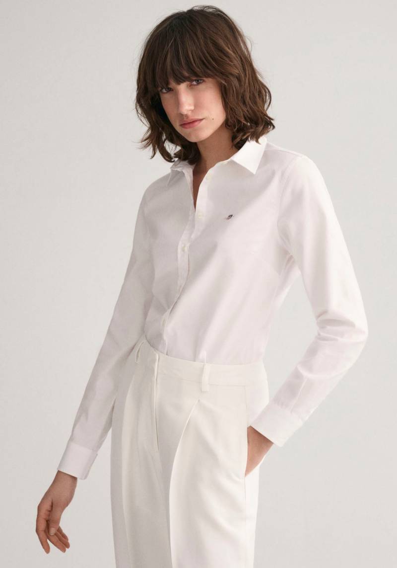 Gant Langarmbluse »New Slim Stretch Oxford Blouse«, für bequemen Sitz u. Bewegungsfreiheit, New Slim Stretch, bügelfrei von Gant