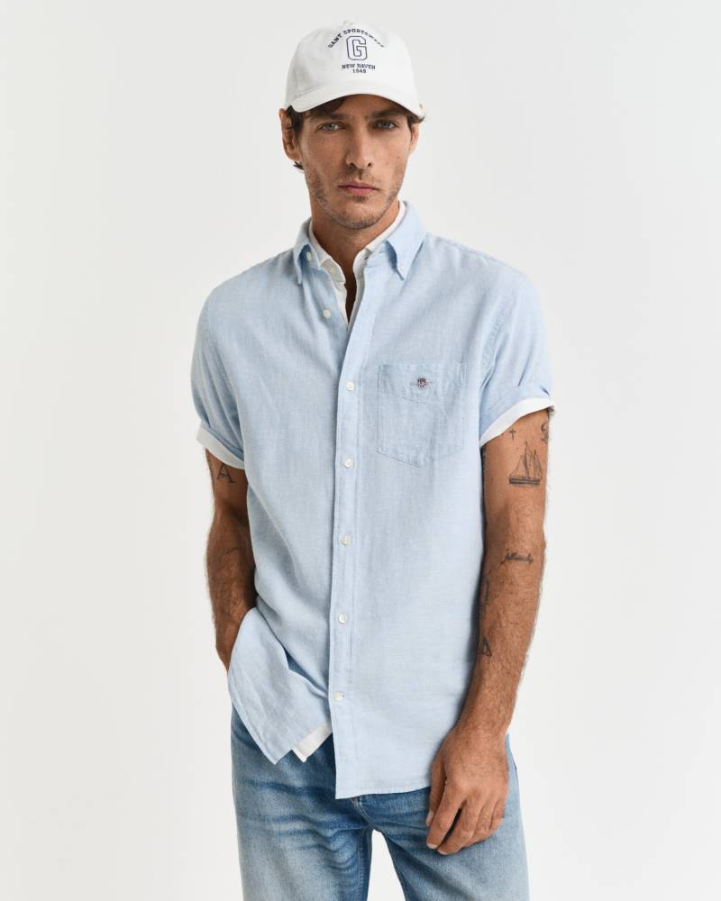 Gant Langarmhemd »REG COTTON LINEN SHIRT« von Gant