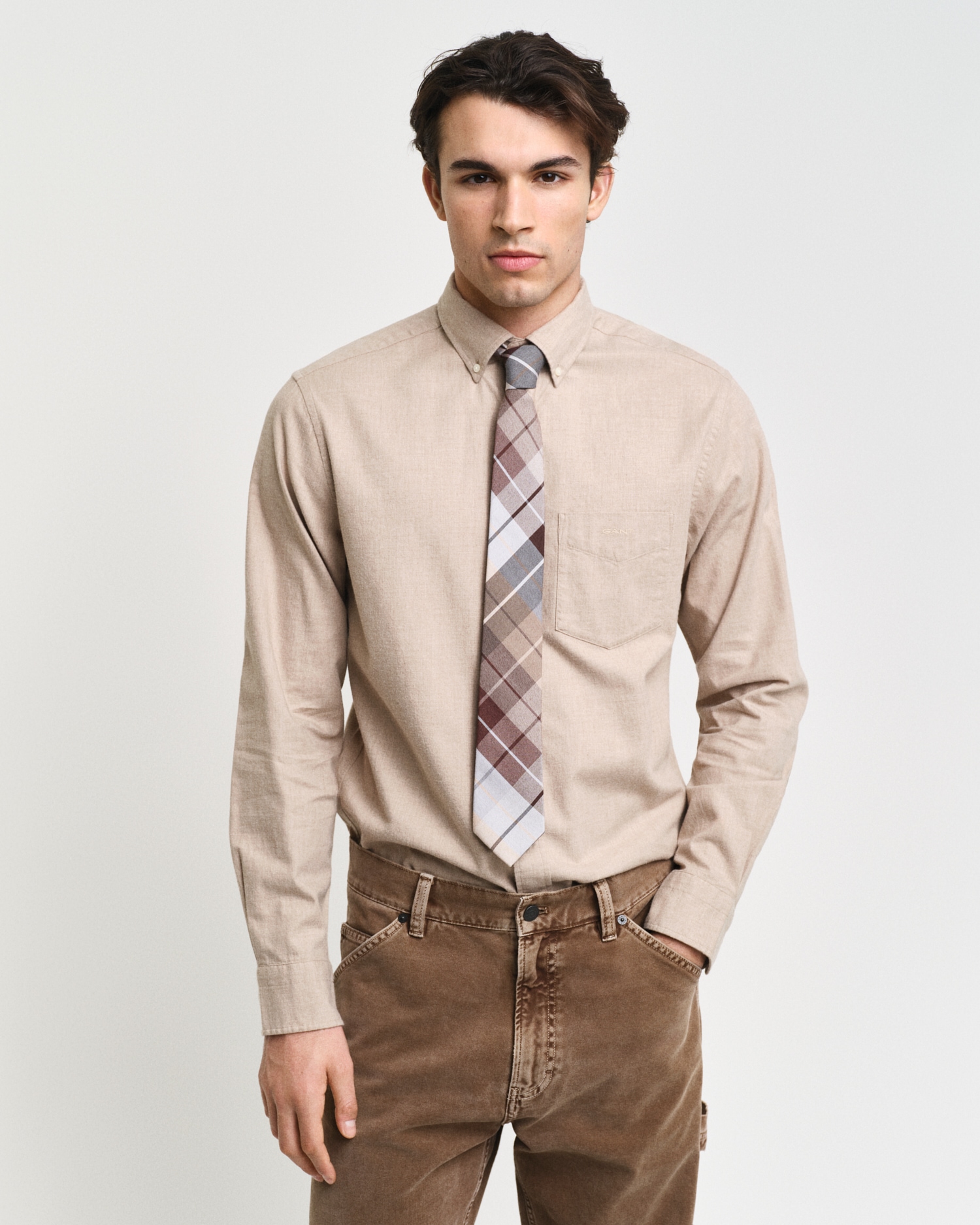 Gant Langarmhemd »REG FLANNEL MELANGE SHIRT« von Gant