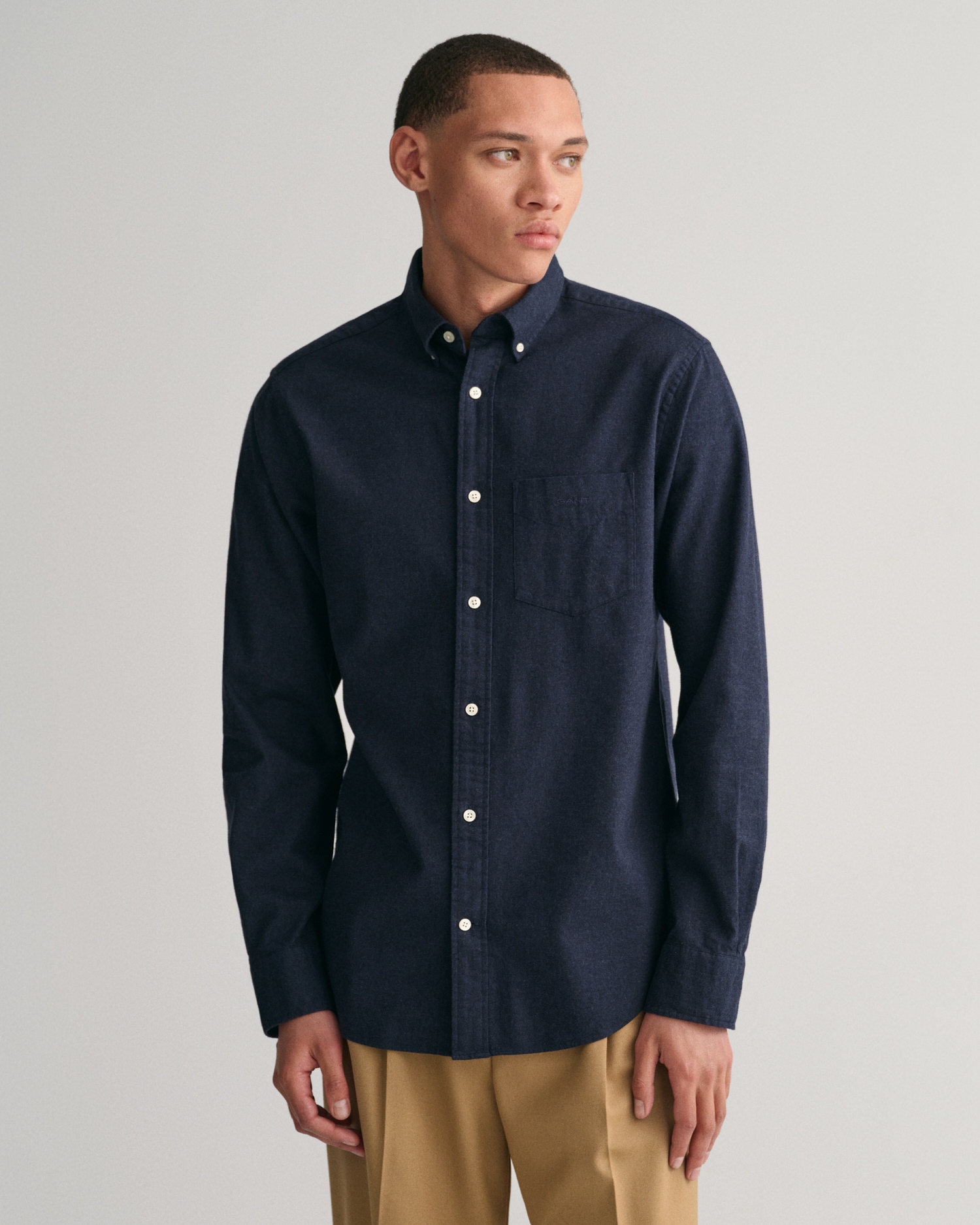 Gant Langarmhemd »REG FLANNEL MELANGE SHIRT« von Gant