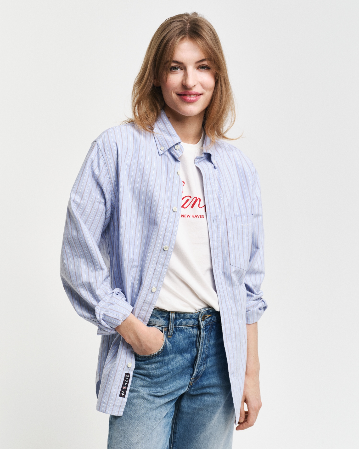 Gant Langarmhemd »REG OXFORD STRIPE SHIRT«, unisex, in leichter Oxford-Qualität Gant Langarmhemd »REG OXFORD STRIPE SHIRT«, unisex, in leichter Oxford-Qualität von Gant