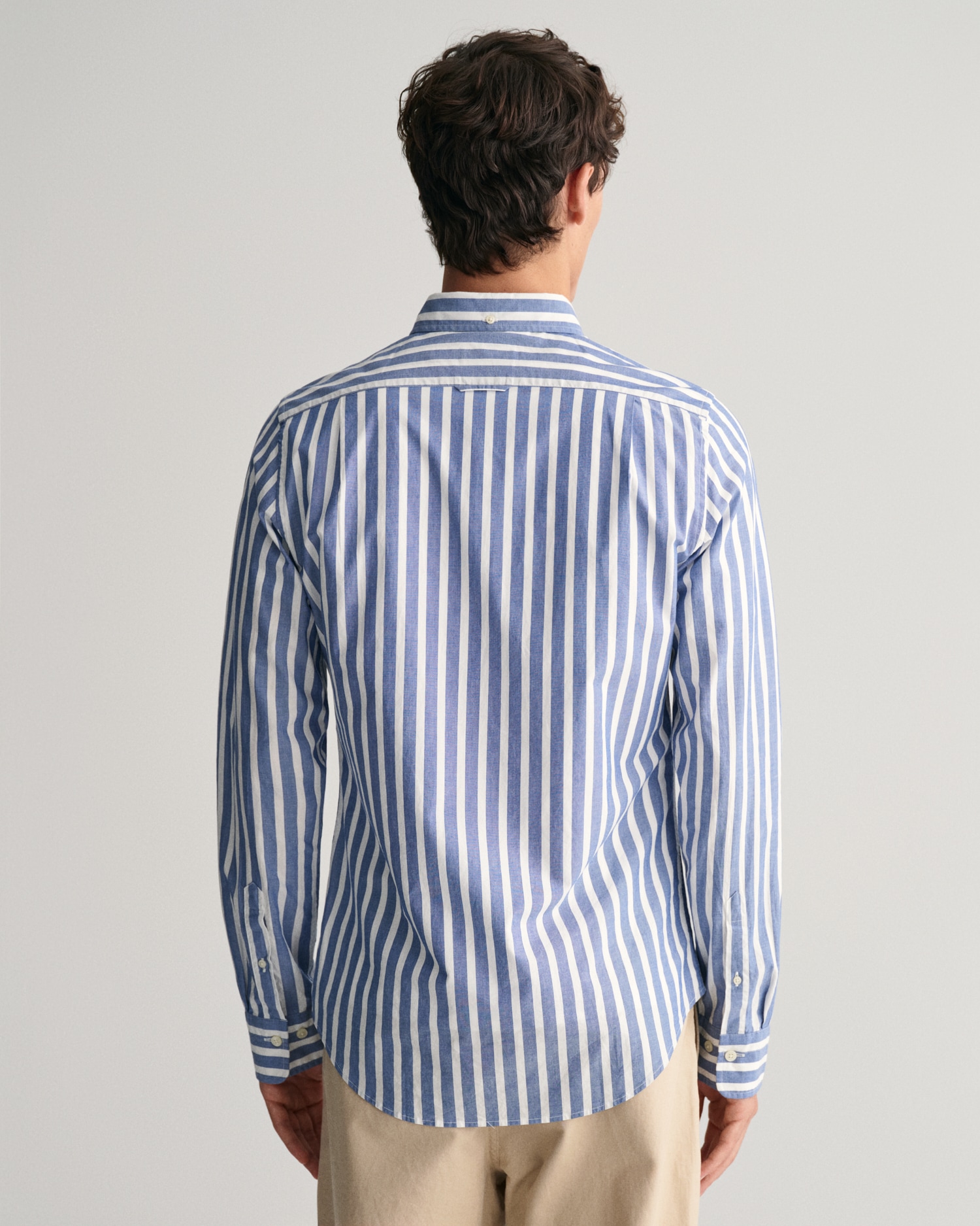 Gant Langarmhemd »REG WIDE POPLIN STRIPE SHIRT«, mit breiten Streifen von Gant