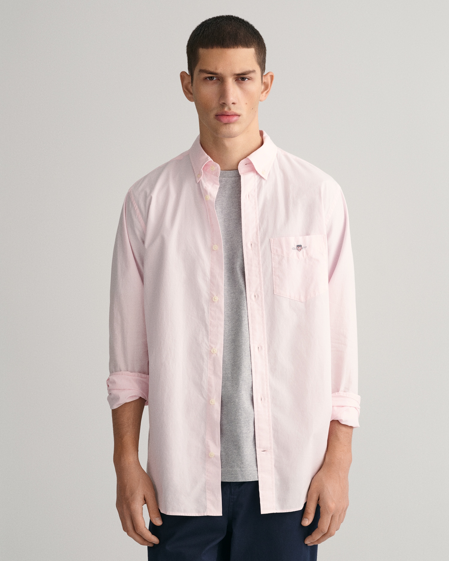 Gant Langarmhemd »Regular Fit Popeline Hemd leicht strapazierfähig pflegeleicht«, mit Label Stickerei auf der Brusttasche Gant Langarmhemd »Regular Fit Popeline Hemd leicht strapazierfähig pflegeleicht«, mit Label Stickerei auf der Brusttasche von Gant