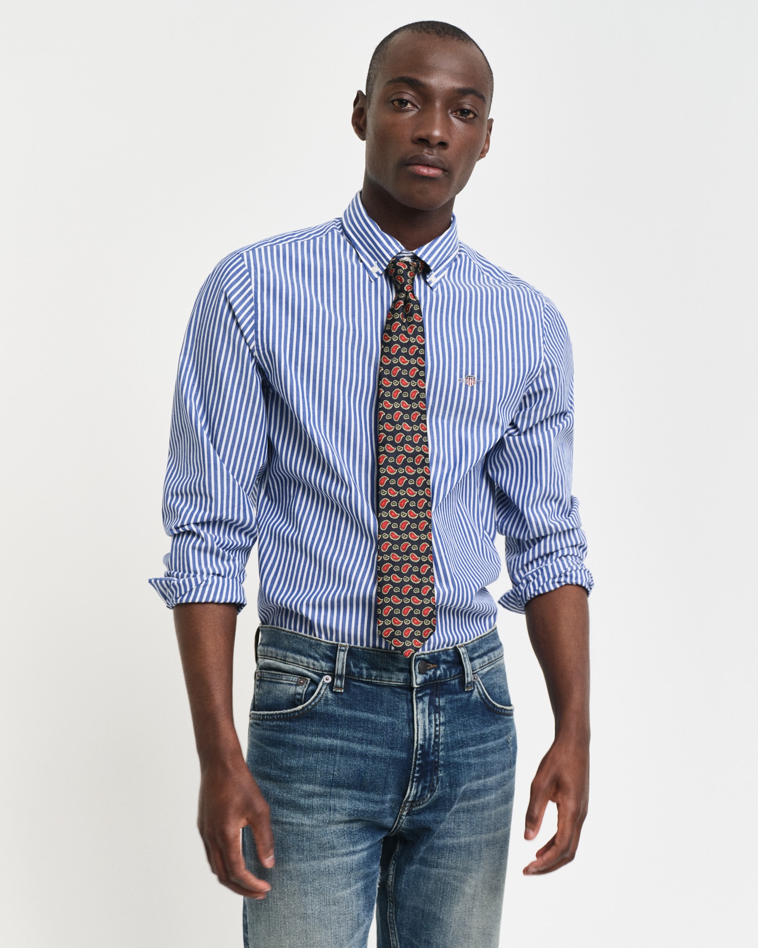 Gant Langarmhemd »SLIM POPLIN STRIPE SHIRT« von Gant