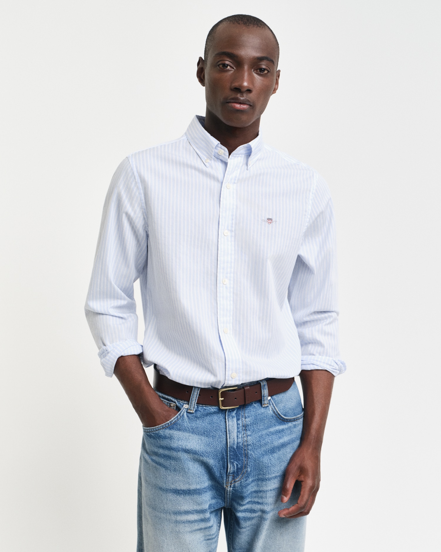 Gant Langarmhemd »SLIM POPLIN STRIPE SHIRT« von Gant