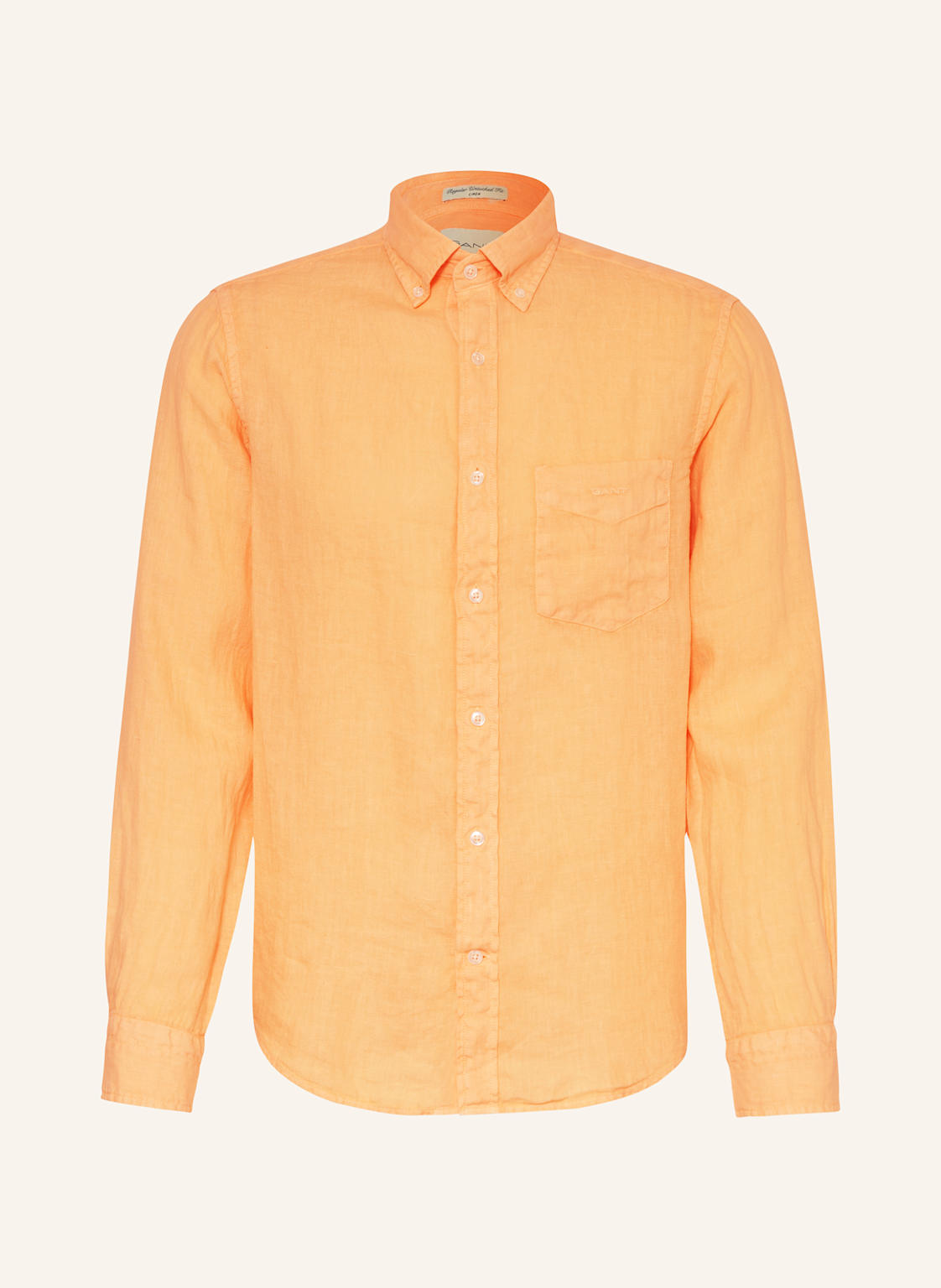 Gant Leinenhemd Regular Fit orange von Gant