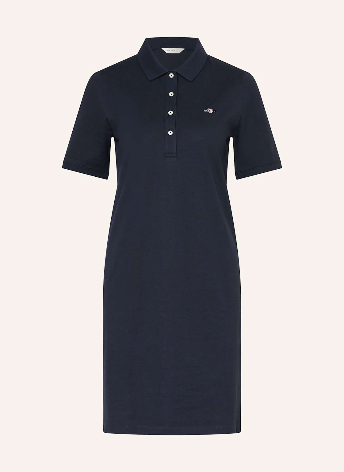 Gant Piqué-Kleid Shield blau Gant Piqué-Kleid Shield blau von Gant