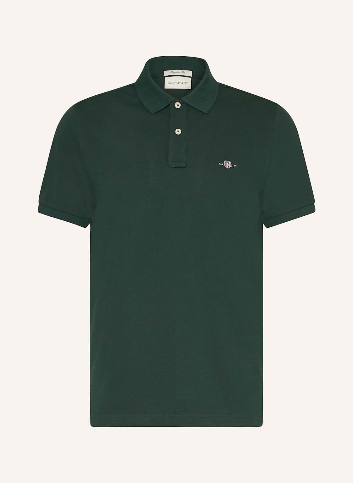 Gant Piqué-Poloshirt Regular Fit gruen von Gant