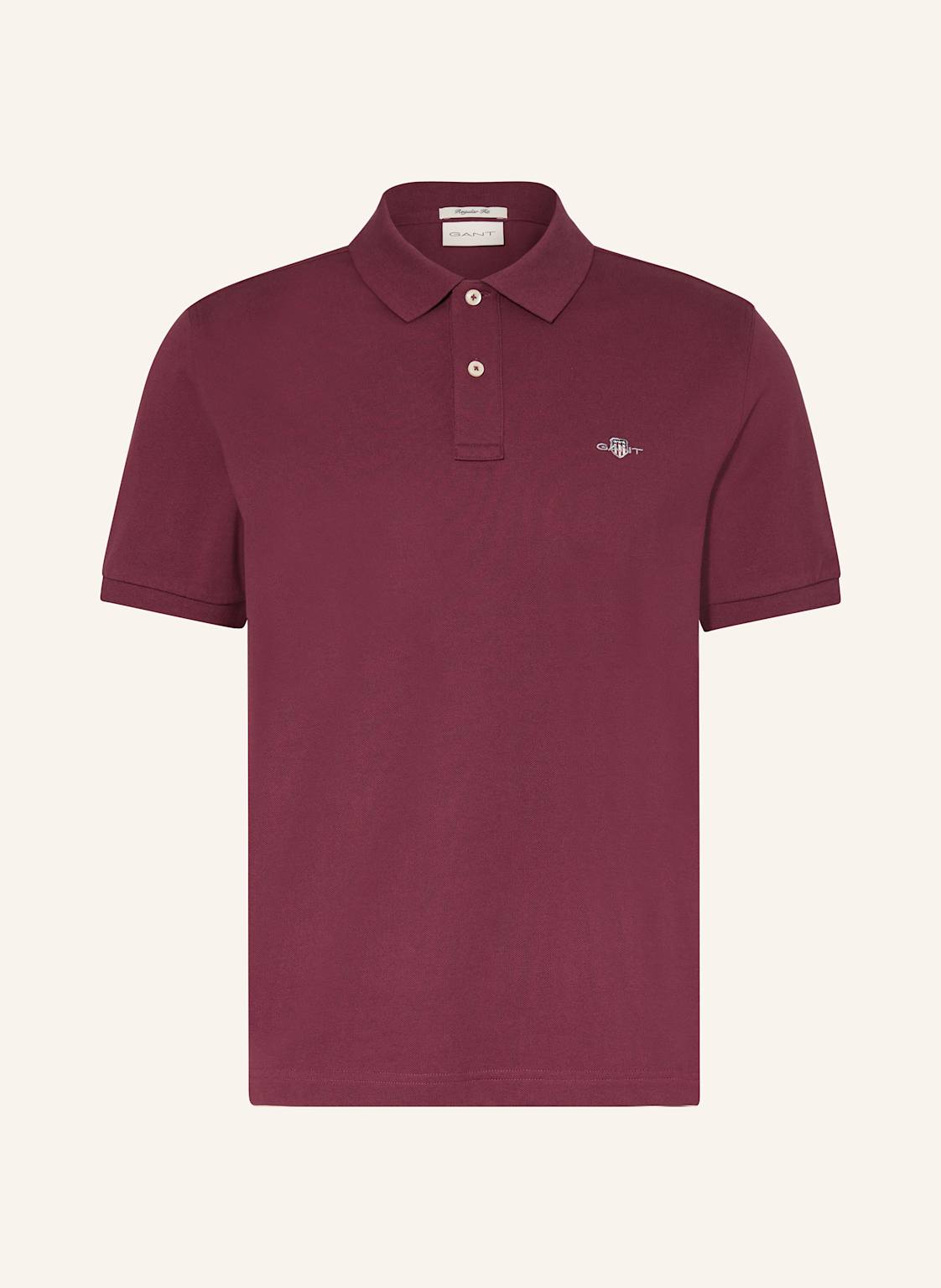 Gant Piqué-Poloshirt Regular Fit rot von Gant