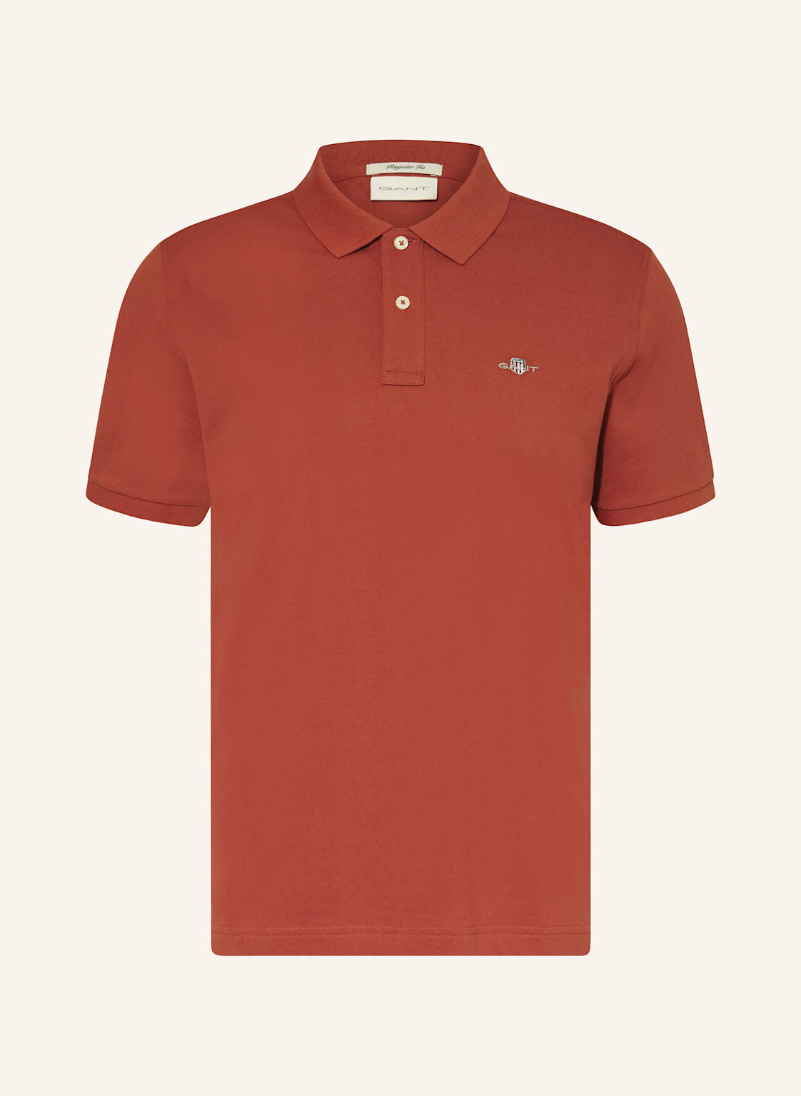 Gant Piqué-Poloshirt Regular Fit rot von Gant