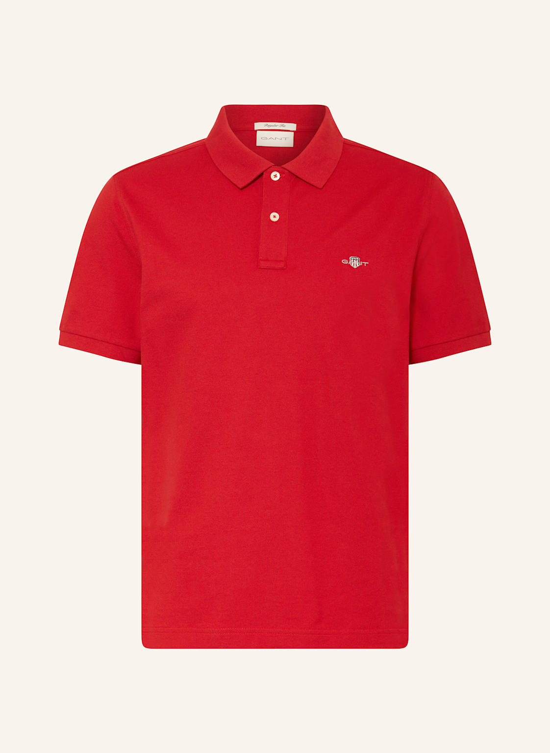 Gant Piqué-Poloshirt Regular Fit rot von Gant