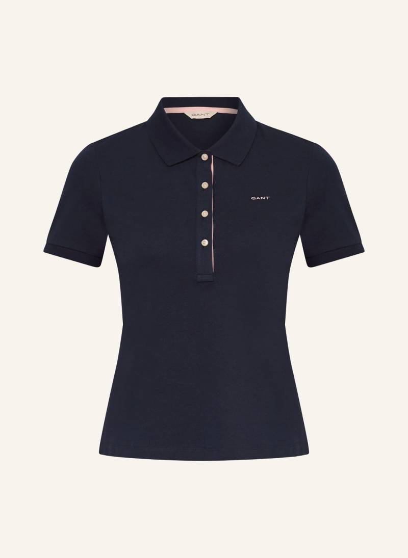 Gant Piqué-Poloshirt blau von Gant