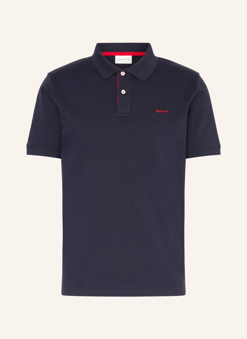 Gant Piqué-Poloshirt blau von Gant