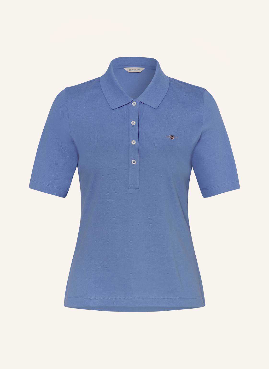 Gant Piqué-Poloshirt blau von Gant