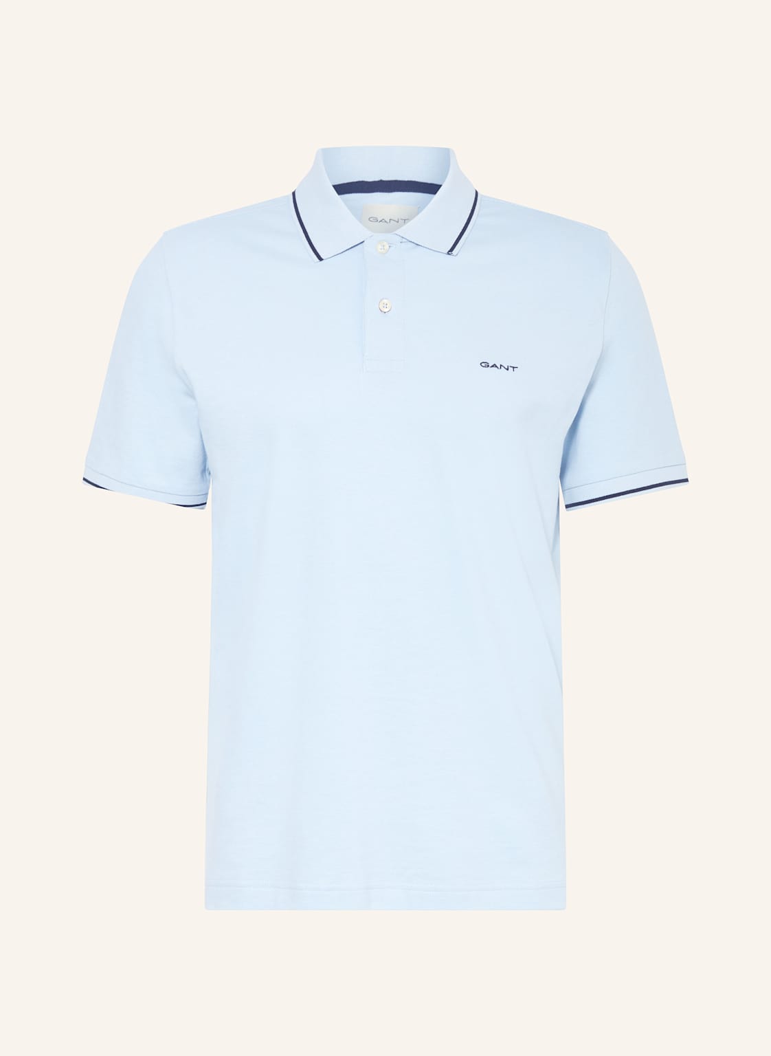 Gant Piqué-Poloshirt blau von Gant