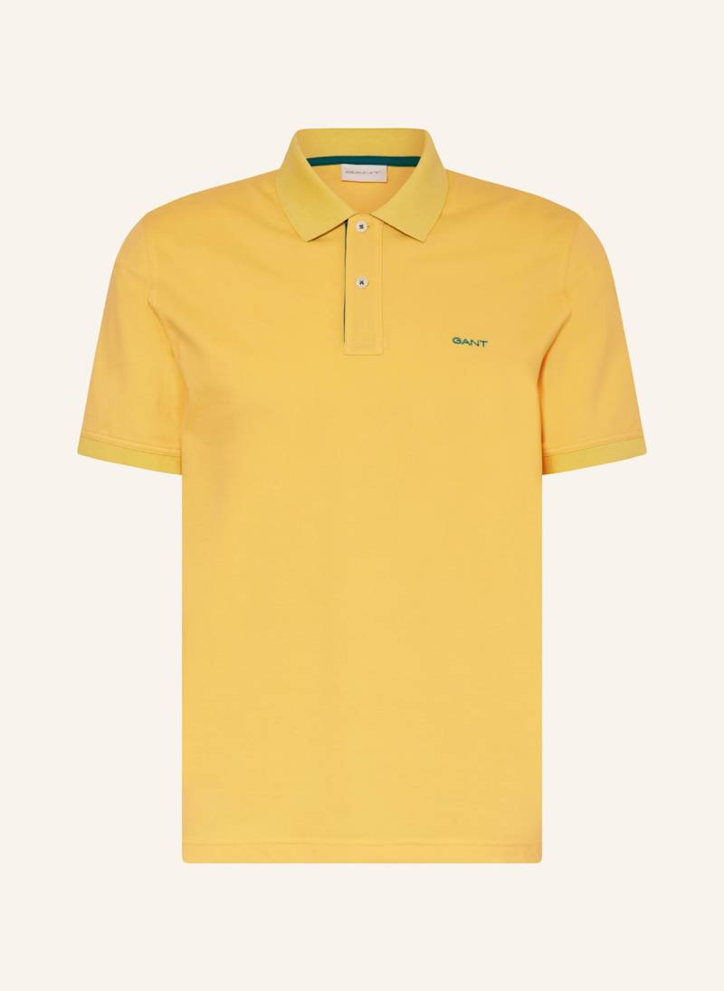 Gant Piqué-Poloshirt gelb von Gant