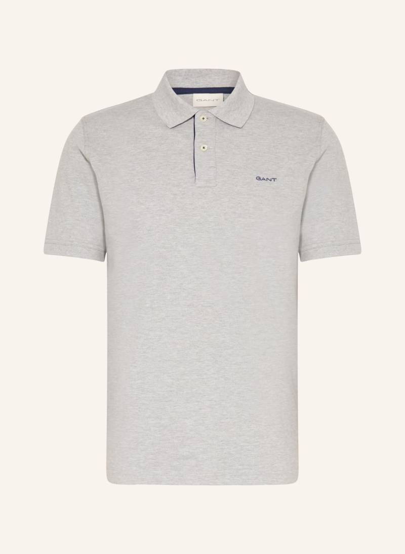 Gant Piqué-Poloshirt grau von Gant