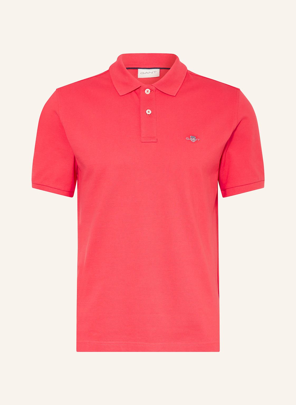 Gant Piqué-Poloshirt rot Gant Piqué-Poloshirt rot von Gant