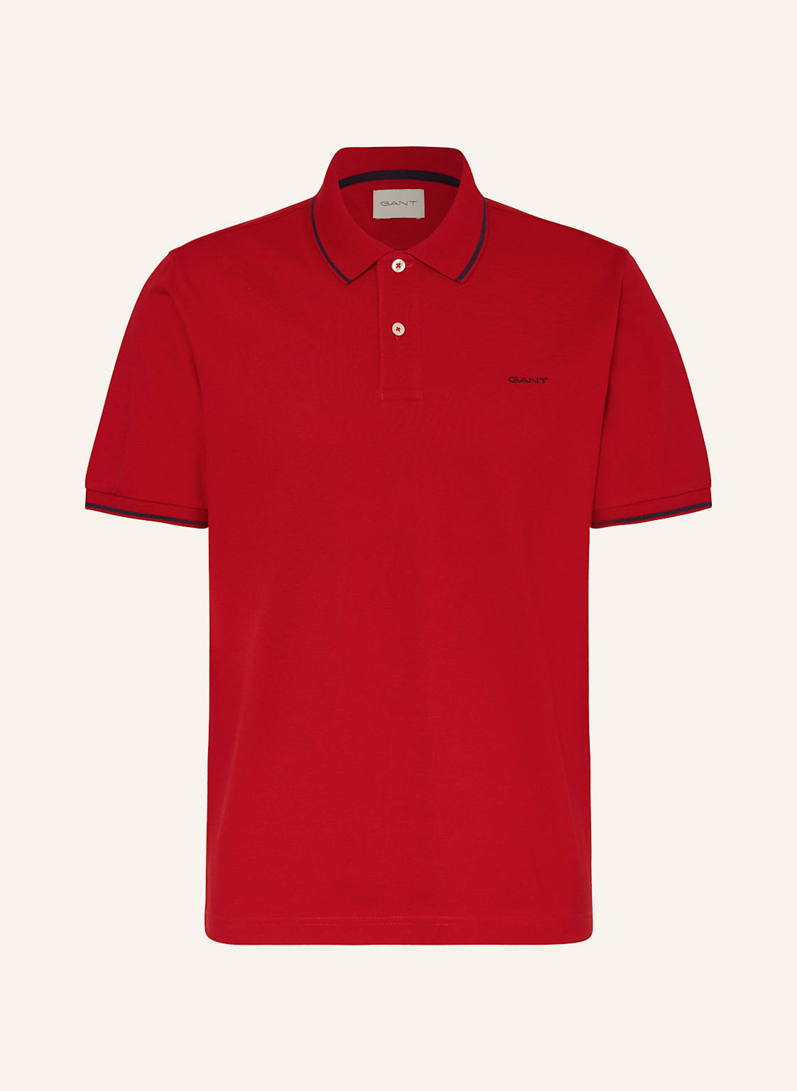 Gant Piqué-Poloshirt rot Gant Piqué-Poloshirt rot von Gant