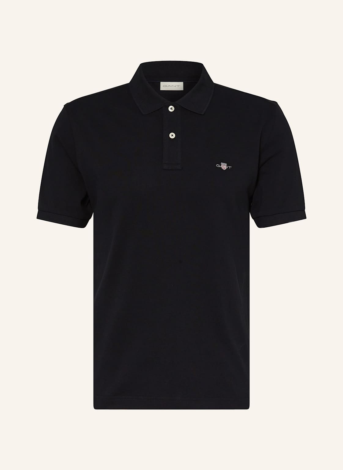 Gant Piqué-Poloshirt schwarz Gant Piqué-Poloshirt schwarz von Gant