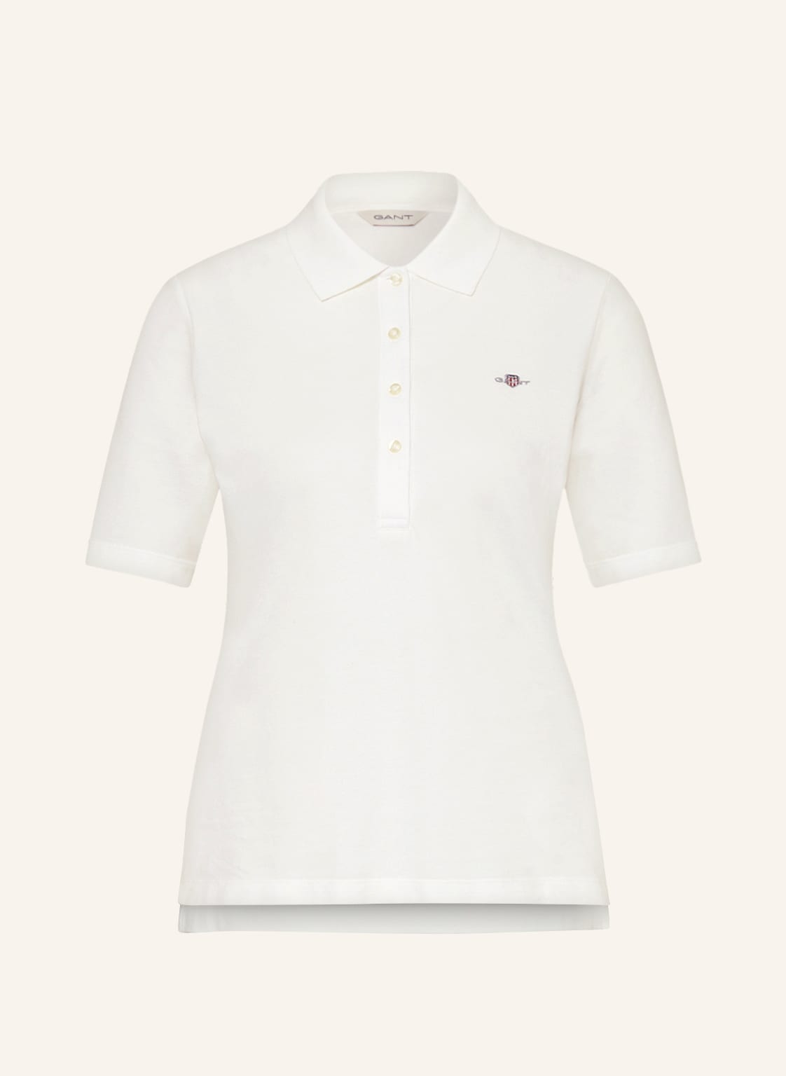 Gant Piqué-Poloshirt weiss Gant Piqué-Poloshirt weiss von Gant