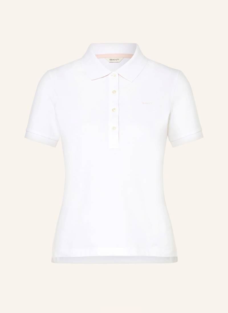 Gant Piqué-Poloshirt weiss Gant Piqué-Poloshirt weiss von Gant