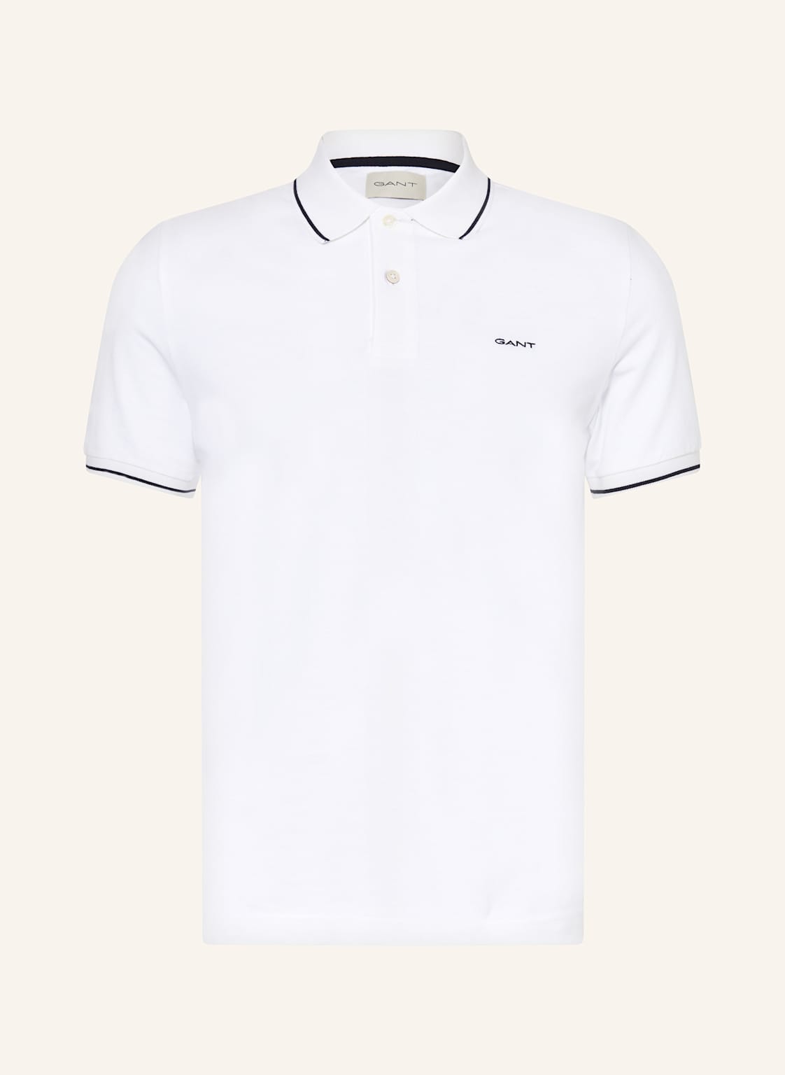 Gant Piqué-Poloshirt weiss Gant Piqué-Poloshirt weiss von Gant