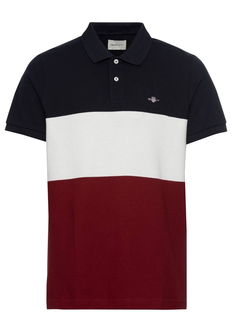 Gant Poloshirt »BLOCK STRIPE KA RUGGER«, dreiteiliger Farbmix für modernen Look von Gant