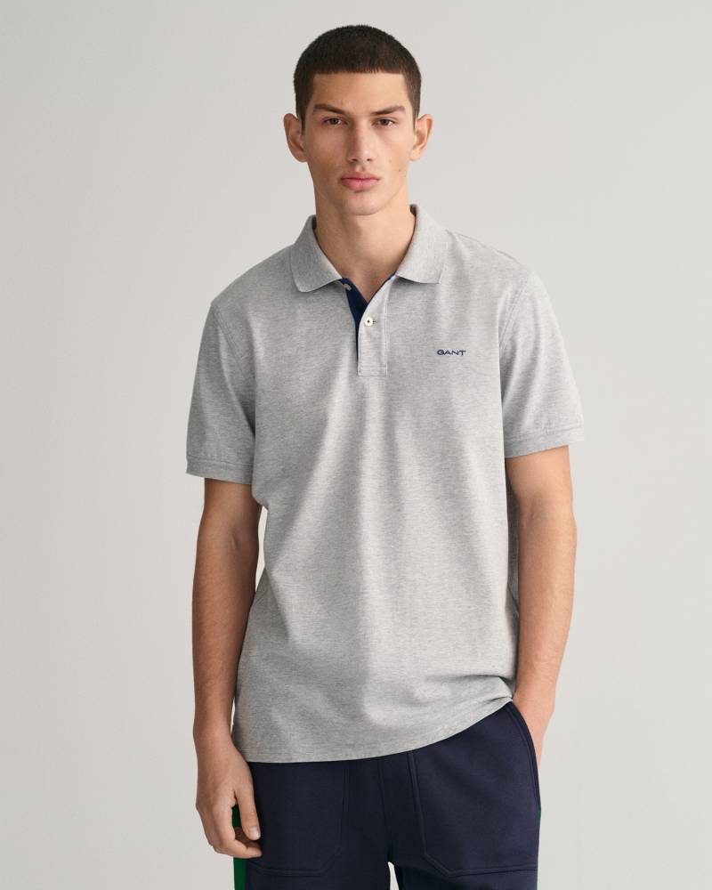 Gant Poloshirt »REG CONTRAST PIQUE SS RUGGER«, mit kontrastfarbenen Einsätzen von Gant