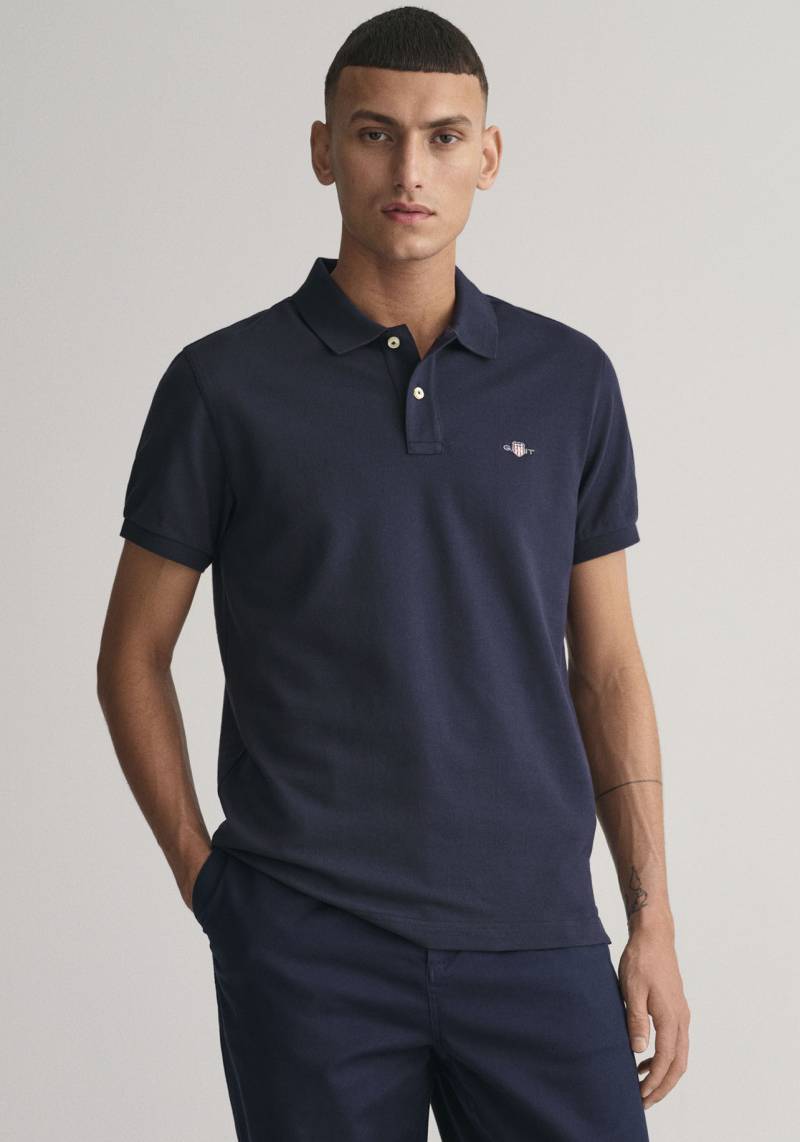 Gant Poloshirt »SLIM ORIGINAL PIQUE SS RUGGER«, mit Logostickerei auf der Brust von Gant